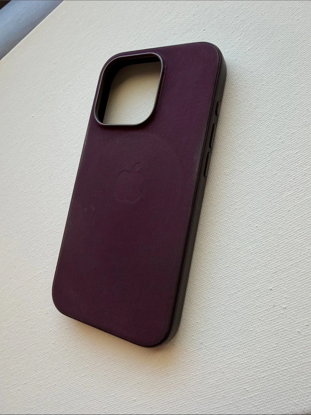 Apple Silicone iPhone Case - Plum Purple